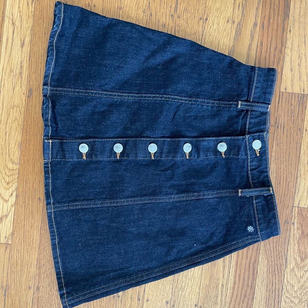AG Adriano Goldschmied Dark Blue Mini Skirt